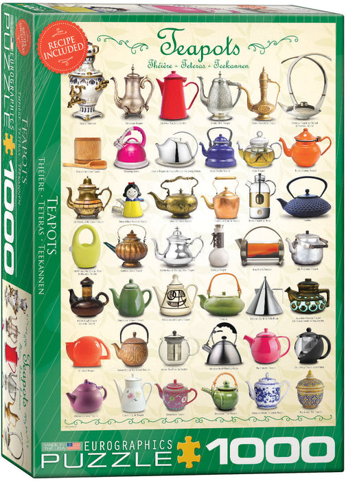 Puzzle: Delicious Puzzles - Teapots - for just $19.99! 