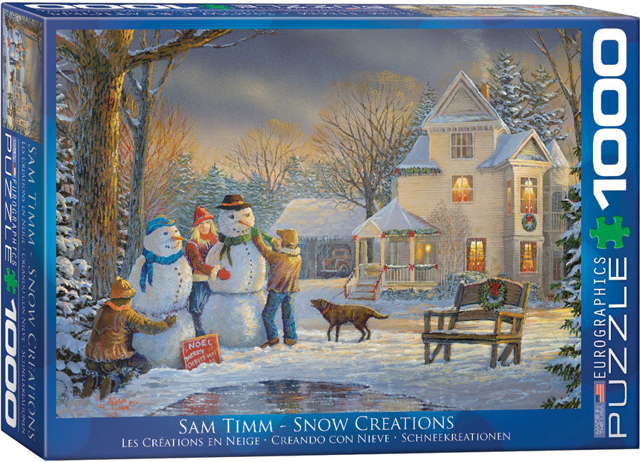 Puzzle: Artist Series - Snow Creations by Sam Timm - for just $19.99! 