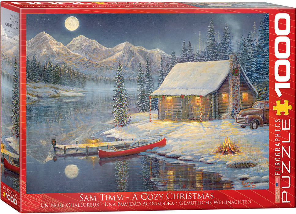 Puzzle: Artist Series - A Cozy Christmas by Sam Timm - for just $19.99! 