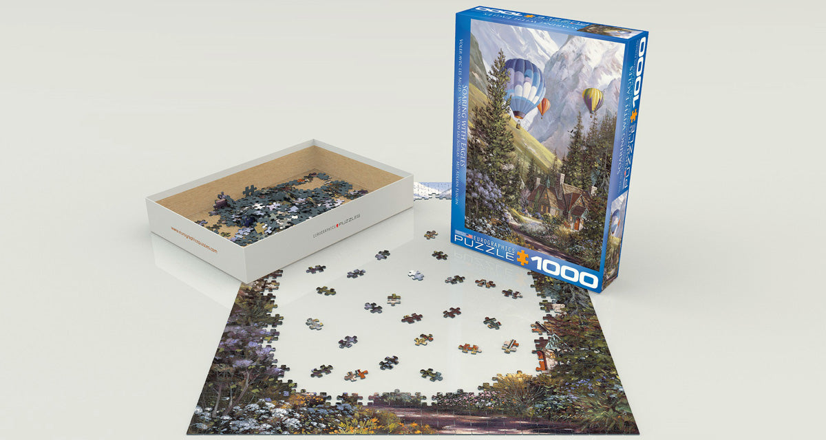 Puzzle: Artist Series - Soaring with Eagles by Douglas R Laird - for just $19.99! 