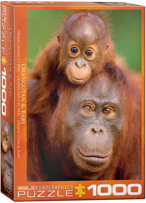 Puzzle: Animal Life Photography - Orangutan & Baby - for just $19.99! 