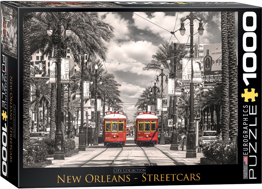 Puzzle: City Collection - New Orleans Streetcars - for just $19.99! 
