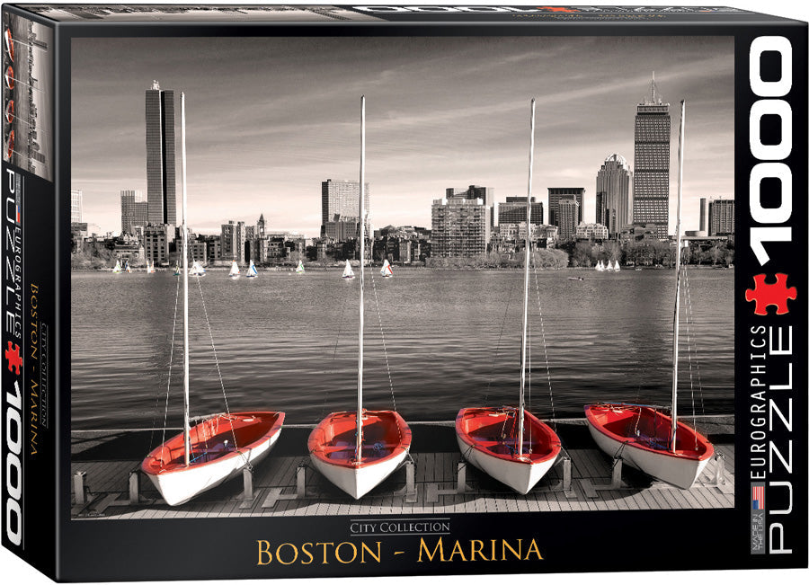 Puzzle: City Collection - Boston Marina - for just $19.99! 