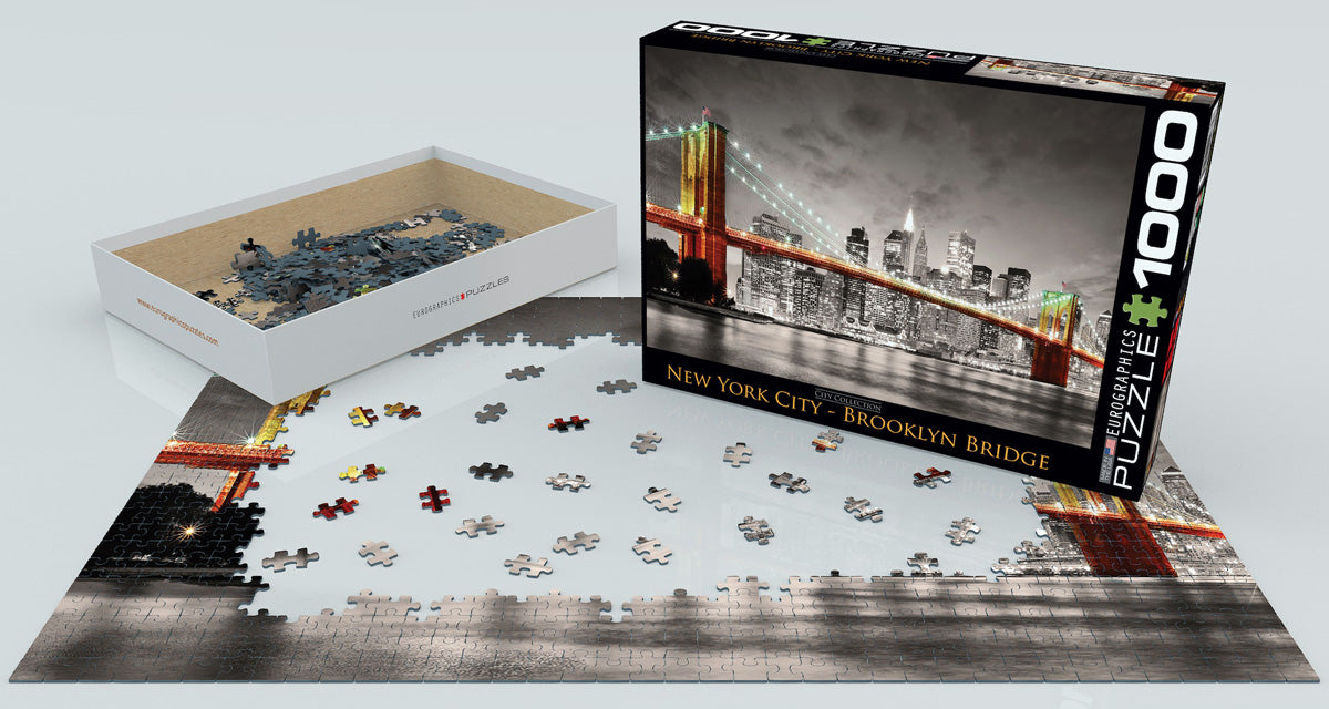 Puzzle: City Collection - New York City Brooklyn Bridge - for just $19.99! 