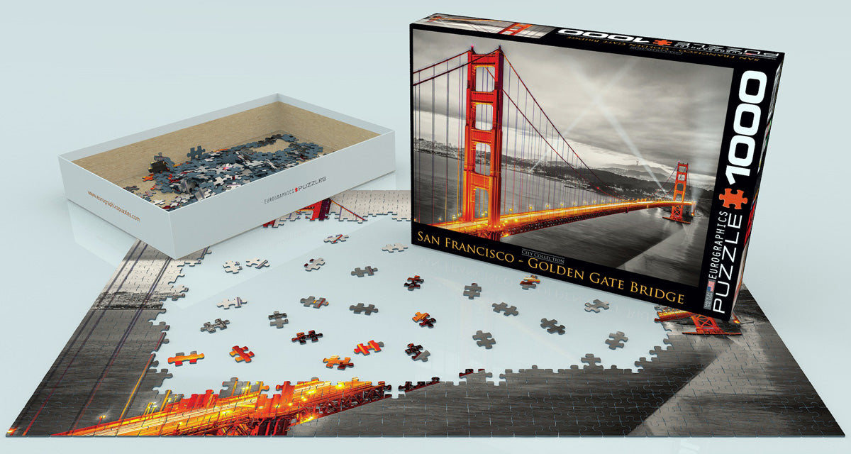 Puzzle: City Collection - San Francisco Golden Gate Bridge - for just $19.99! 