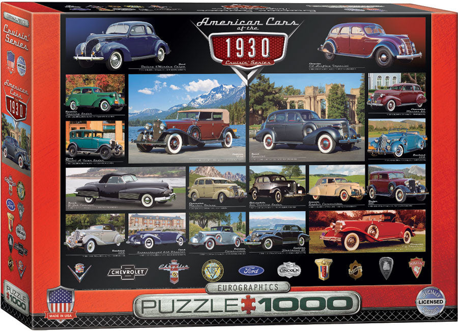 Puzzle: The Cruisin' Series - American Cars of the 1930s - for just $19.99! 