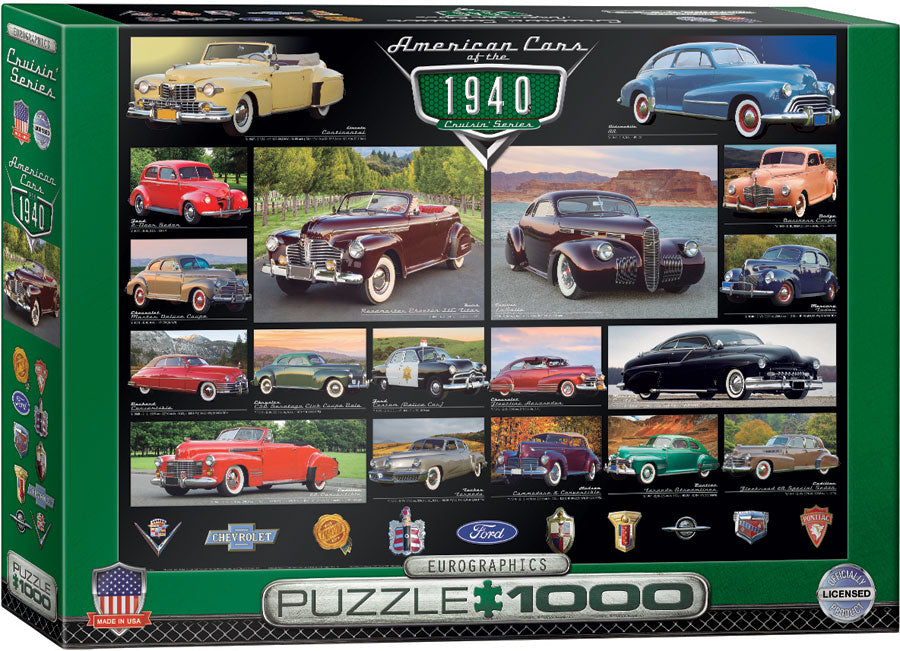 Puzzle: The Cruisin' Series - American Cars of the 1940s - for just $19.99! 