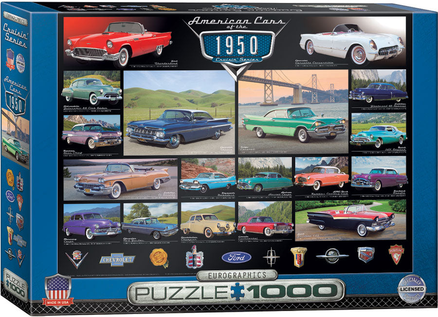 Puzzle: The Cruisin' Series - American Cars of the 1950s - for just $19.99! 