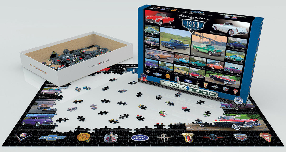 Puzzle: The Cruisin' Series - American Cars of the 1950s - for just $19.99! 