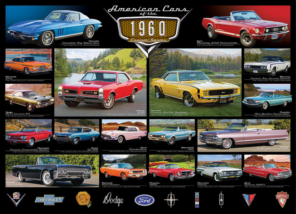 Puzzle: The Cruisin' Series - American Cars of the 1960s - for just $19.99! 
