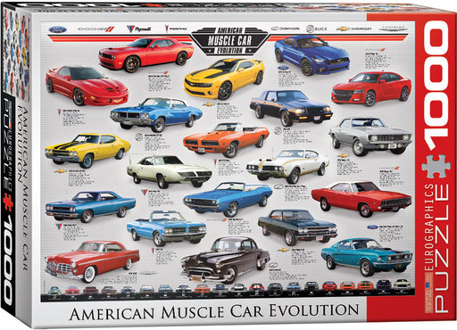 Puzzle: Automotive Evolution Charts - American Muscle Car Evolution - for just $19.99! 