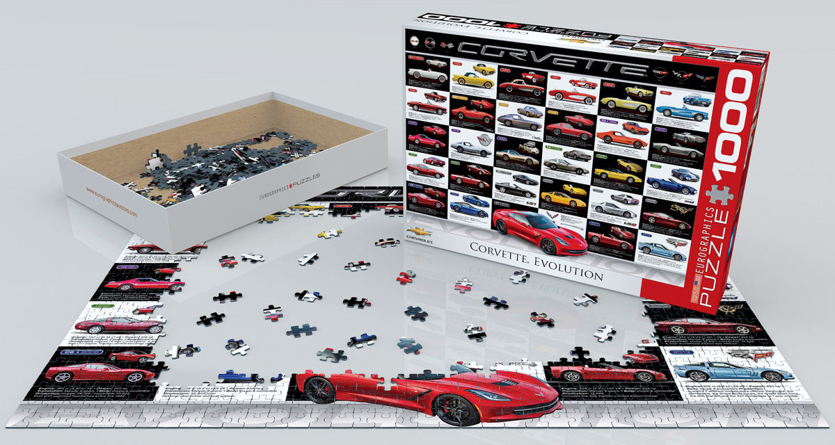 Puzzle: Automotive Evolution Charts - Corvette Evolution - for just $19.99! 