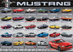 Puzzle: Automotive Evolution Charts - Ford Mustang Evolution - for just $19.99! 