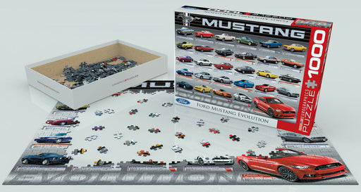 Puzzle: Automotive Evolution Charts - Ford Mustang Evolution - for just $19.99! 