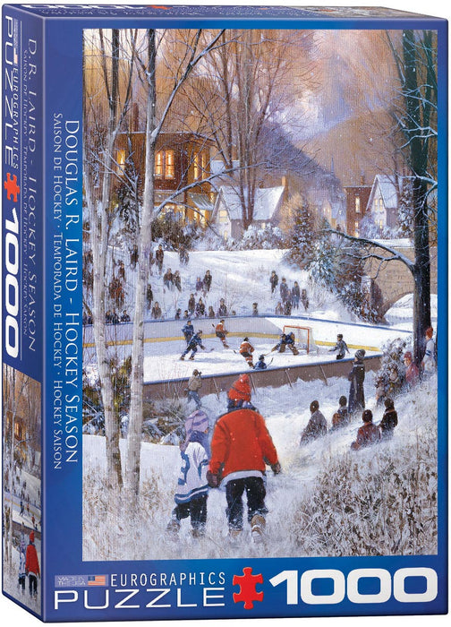 Puzzle: Artist Series - Hockey Season by Douglas R Laird - for just $19.99! 