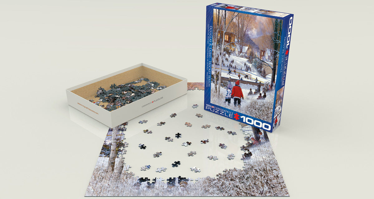 Puzzle: Artist Series - Hockey Season by Douglas R Laird - for just $19.99! 