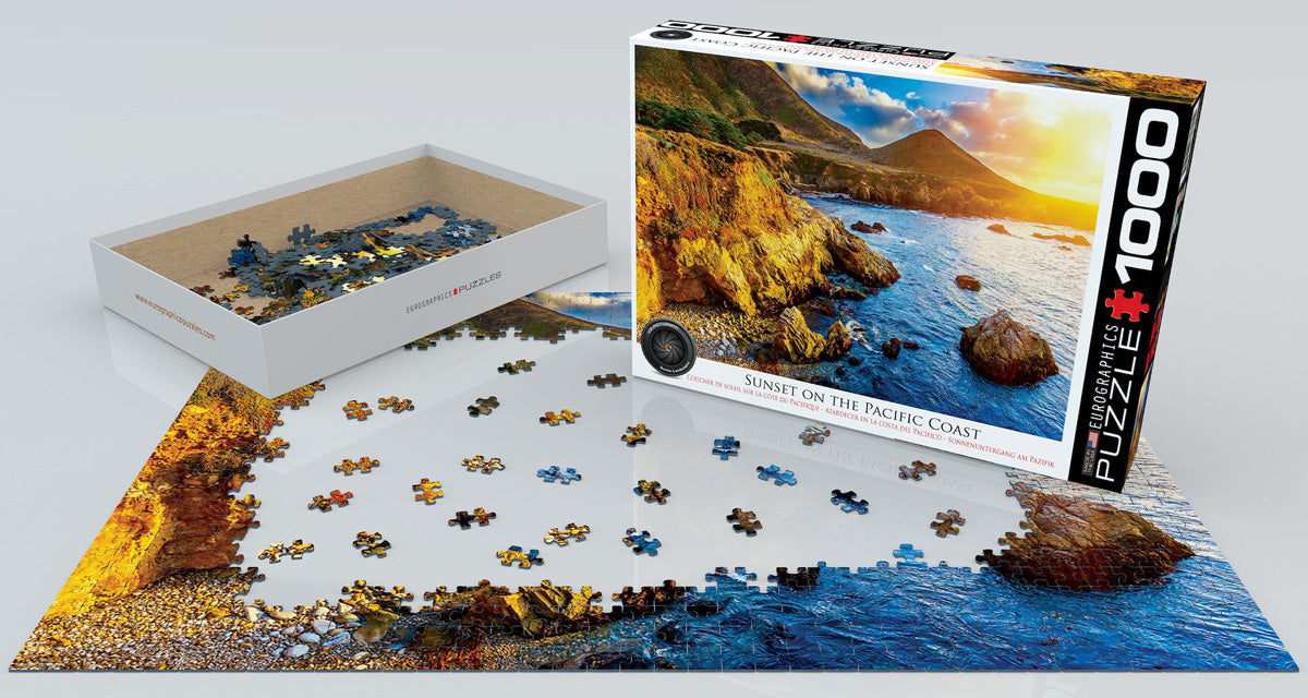 Puzzle: HDR Photography - Sunset on the Pacific Coast - for just $19.99! 