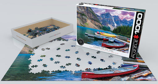 Puzzle: HDR Photography - Canoes on the Lake - for just $19.99! 
