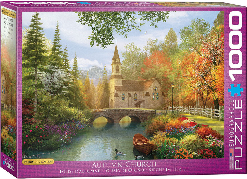 Puzzle: Artist Series - Autumn Church by Dominic Davison - for just $19.99! 