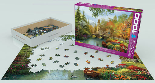 Puzzle: Artist Series - Autumn Church by Dominic Davison - for just $19.99! 