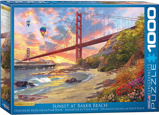 Puzzle: Artist Series - Sunset at Baker Beach by Dominic Davison - for just $19.99! 
