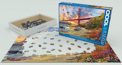 Puzzle: Artist Series - Sunset at Baker Beach by Dominic Davison - for just $19.99! 