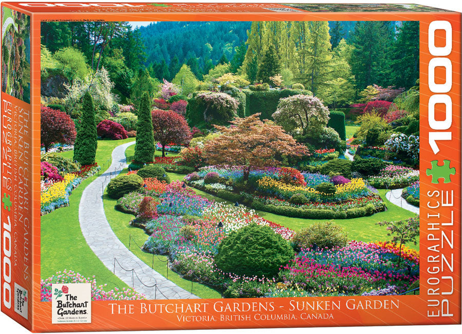 Puzzle: Scenic Photography - The Butchart Gardens Sunken Garden - for just $19.99! 