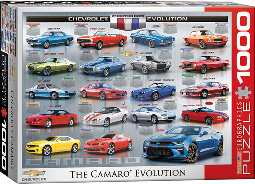 Puzzle: Automotive Evolution Charts - Chevrolet The Camaro Evolution - for just $19.99! 