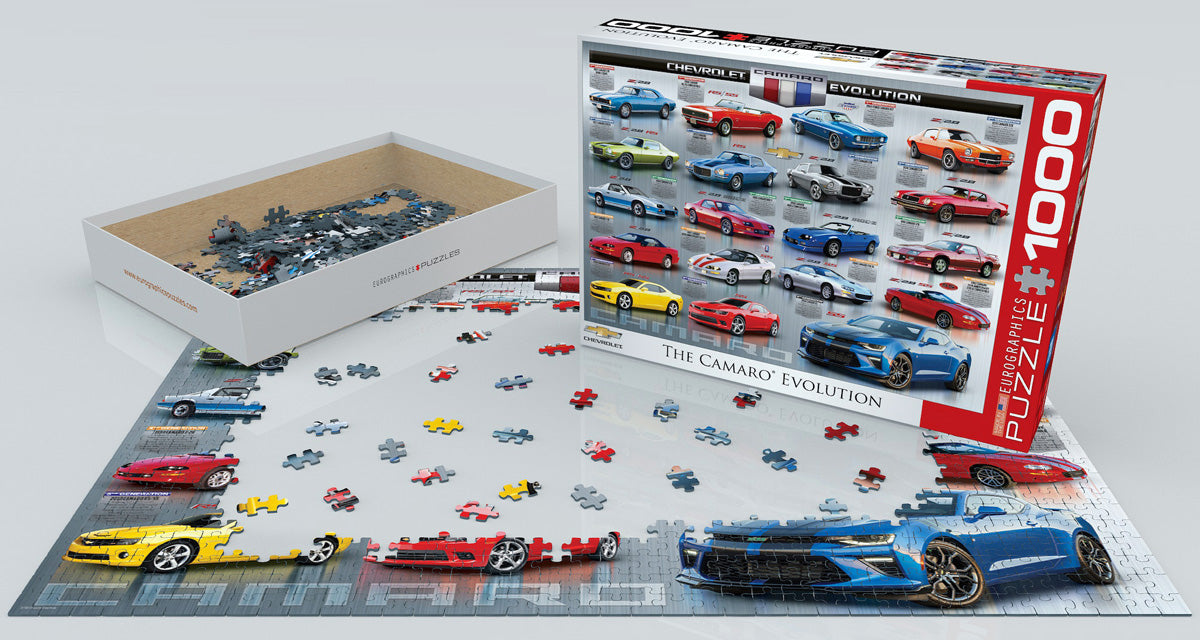 Puzzle: Automotive Evolution Charts - Chevrolet The Camaro Evolution - for just $19.99! 