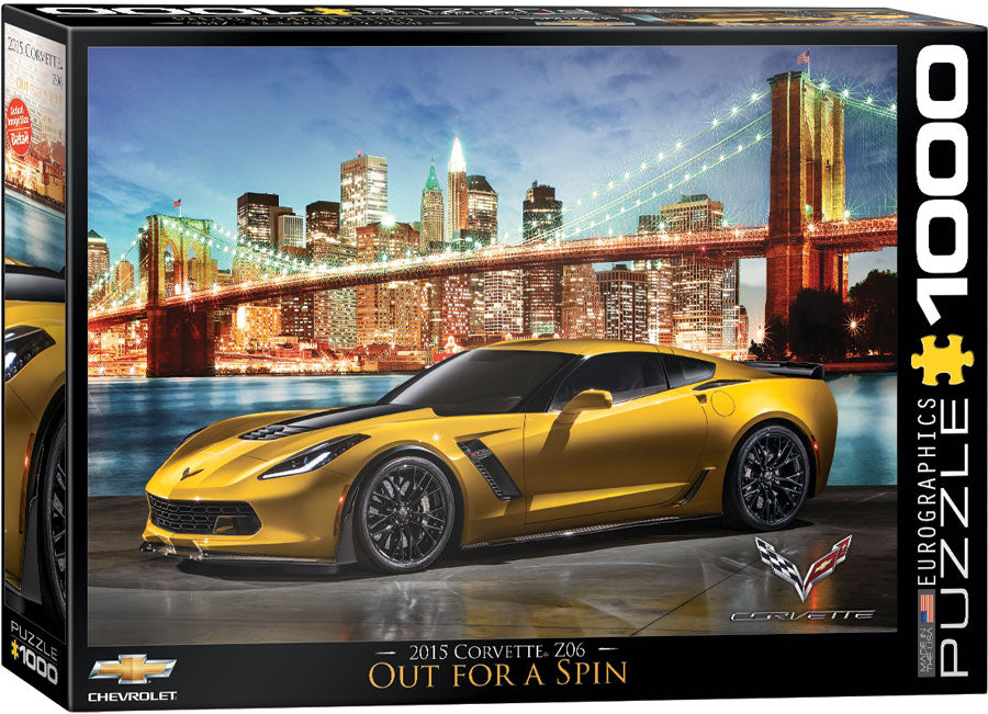 Puzzle: American Car Classics - 2015 Corvette Z06 Out for a Spin - for just $19.99! 