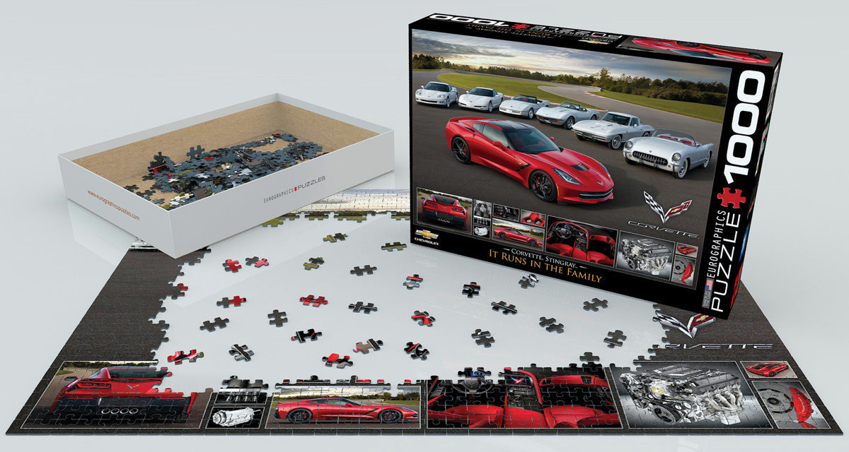 Puzzle: American Car Classics - 2014 Corvette Stingray It Runs in the Family - for just $19.99! 