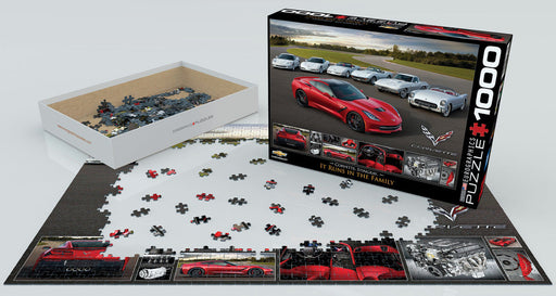 Puzzle: American Car Classics - 2014 Corvette Stingray It Runs in the Family - for just $19.99! 