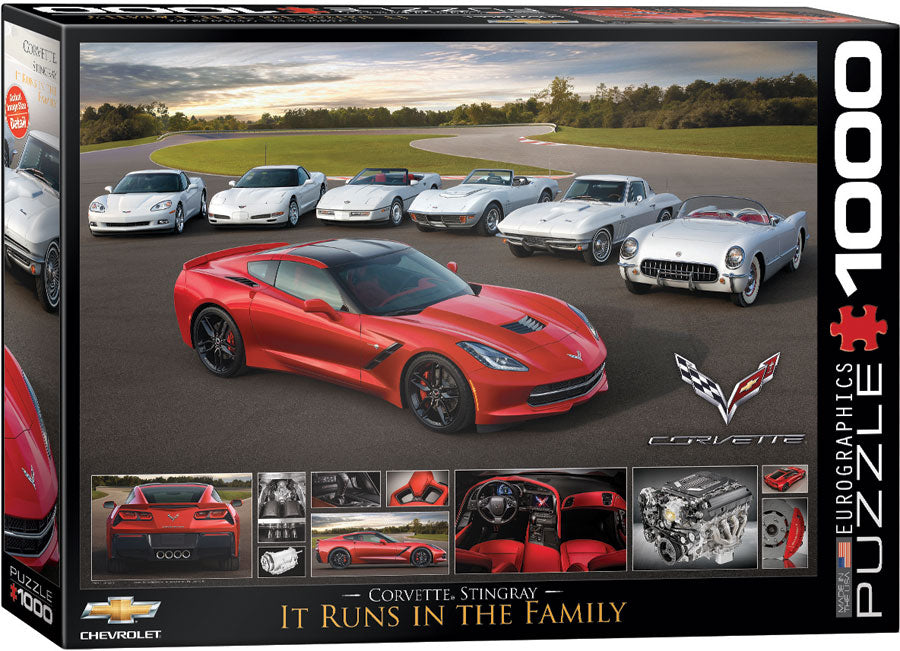 Puzzle: American Car Classics - 2014 Corvette Stingray It Runs in the Family - for just $19.99! 