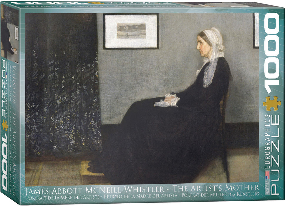 Puzzle: Fine Art Masterpieces - The Artist's Mother by James Abbott McNeil Whistler - for just $19.99! 
