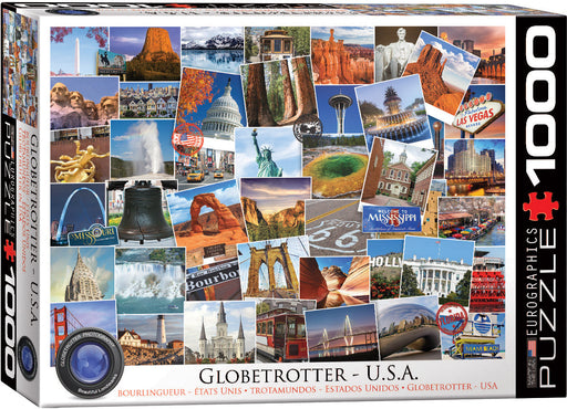 Puzzle: The Globetrotter Collection - Globetrotter USA - for just $19.99! 