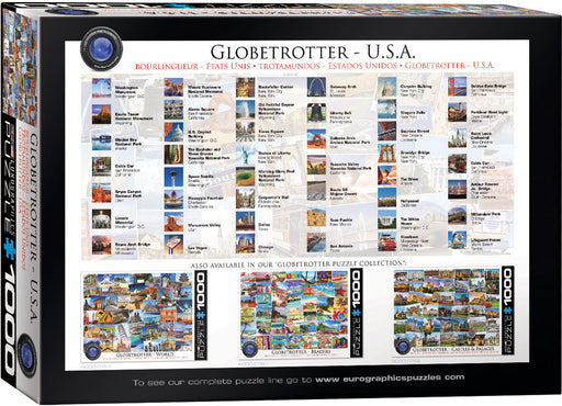 Puzzle: The Globetrotter Collection - Globetrotter USA - for just $19.99! 