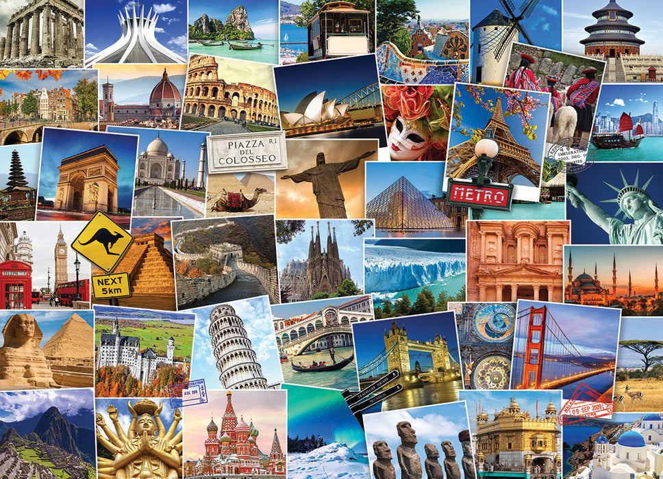 Puzzle: The Globetrotter Collection - Globetrotter World - for just $19.99! 