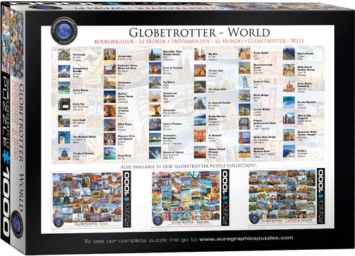Puzzle: The Globetrotter Collection - Globetrotter World - for just $19.99! 