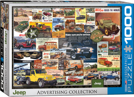 Puzzle: Vintage Car Art - Jeep Advertising Collection - for just $19.99! 