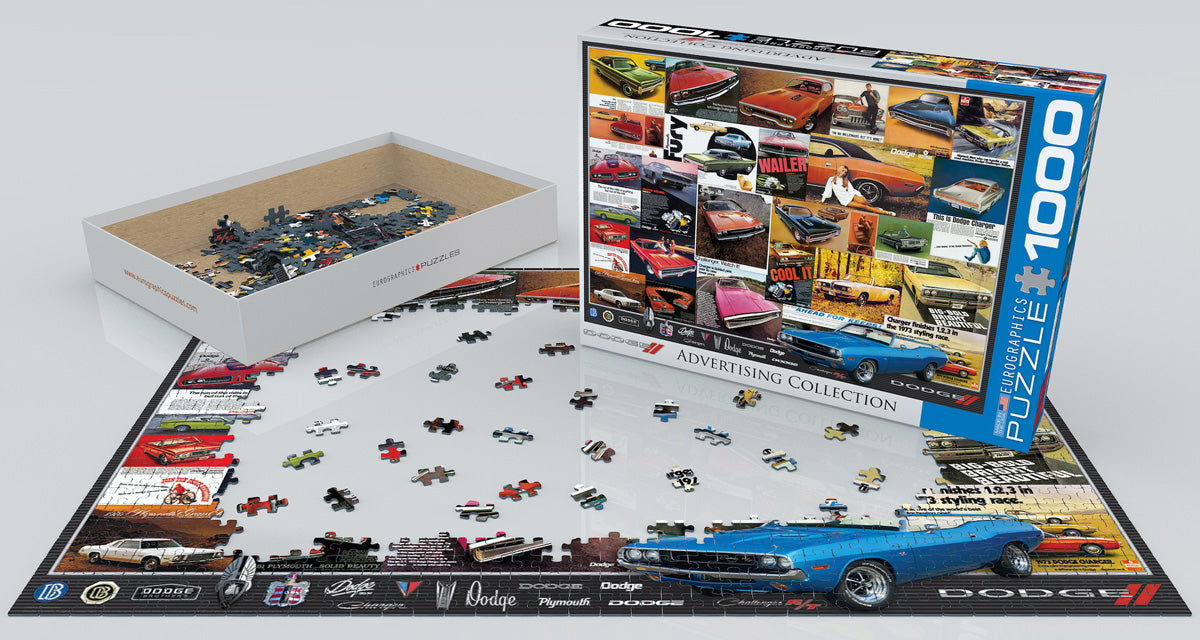 Puzzle: Vintage Car Art - Dodge Advertising Collection - for just $19.99! 