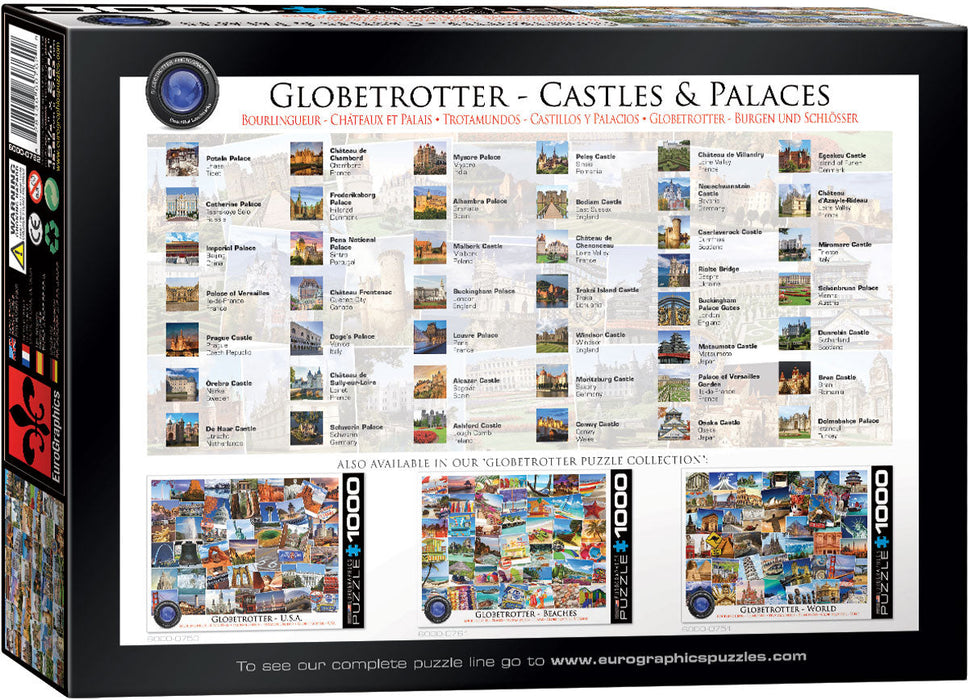 Puzzle: The Globetrotter Collection - Castles and Palaces Globetrotter - for just $19.99! 