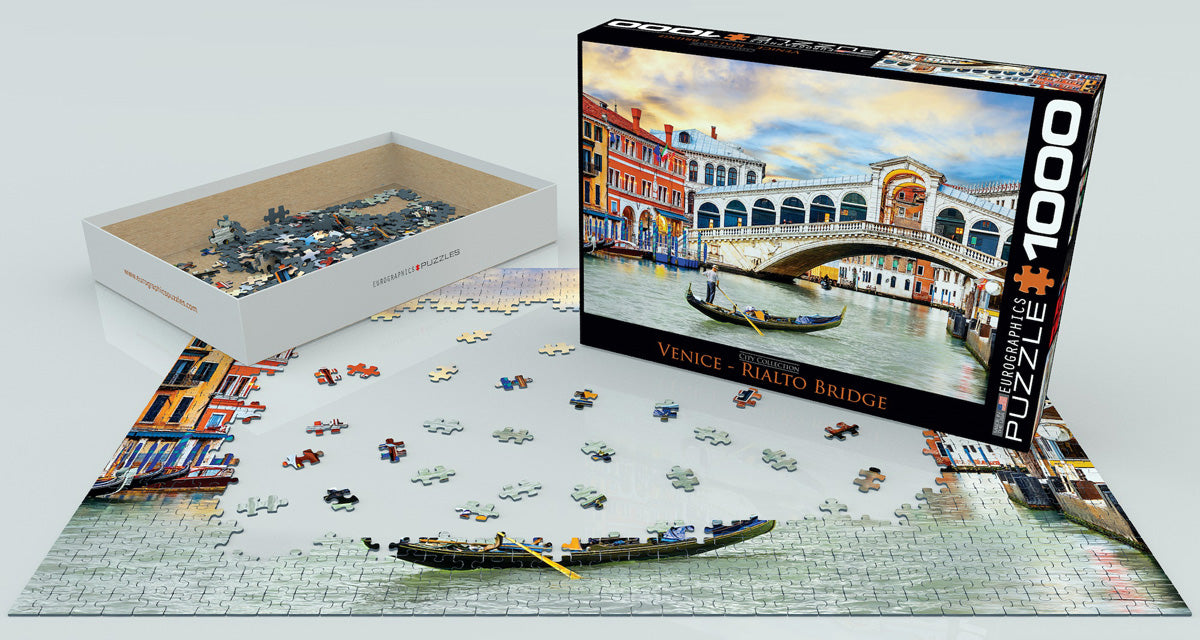 Puzzle: City Collection - Venice Rialto Bridge - for just $19.99! 