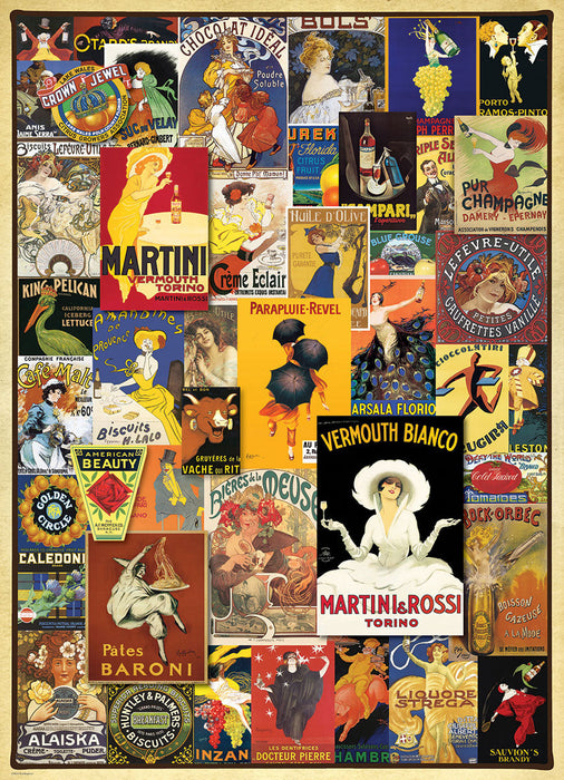 Puzzle: Vintage Art Collages - Vintage Posters - for just $19.99! 