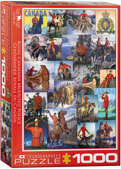 Puzzle: Canadian Vintage Art - RCMP Collage - for just $19.99! 