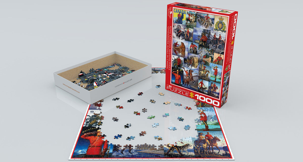 Puzzle: Canadian Vintage Art - RCMP Collage - for just $19.99! 