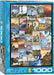 Puzzle: Vintage Art Collages - Lighthouses Vintage Posters - for just $19.99! 