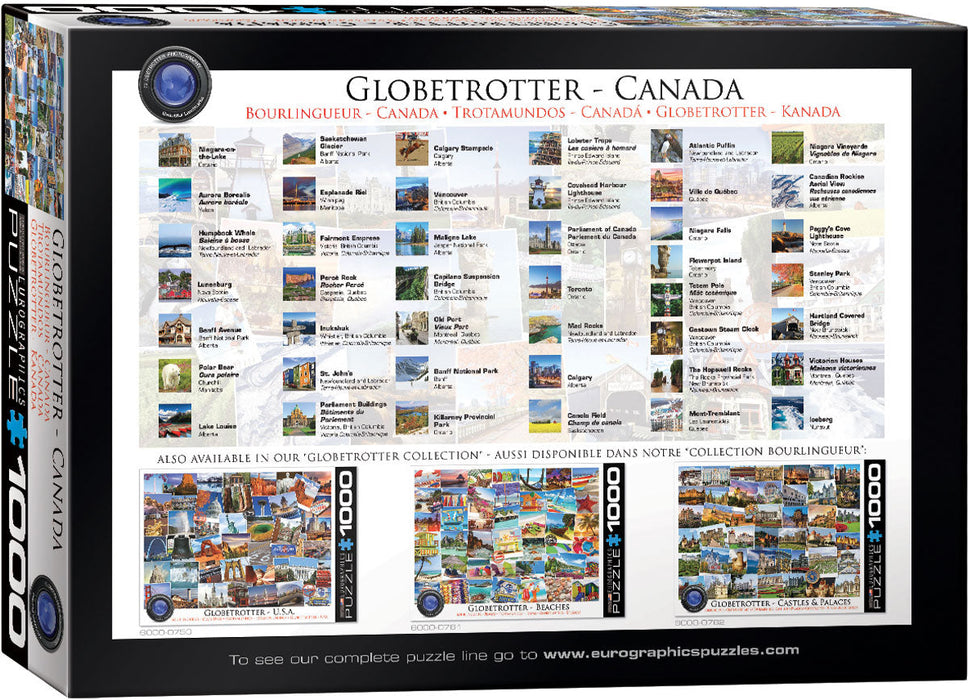 Puzzle: The Globetrotter Collection - Globetrotter Canada - for just $19.99! 