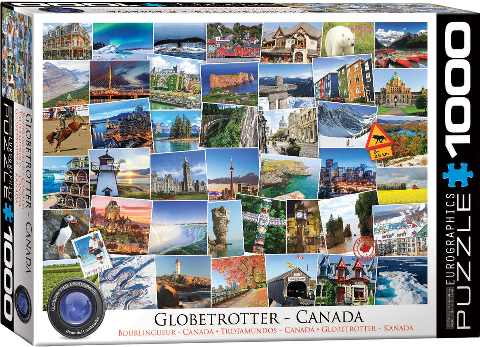 Puzzle: The Globetrotter Collection - Globetrotter Canada - for just $19.99! 
