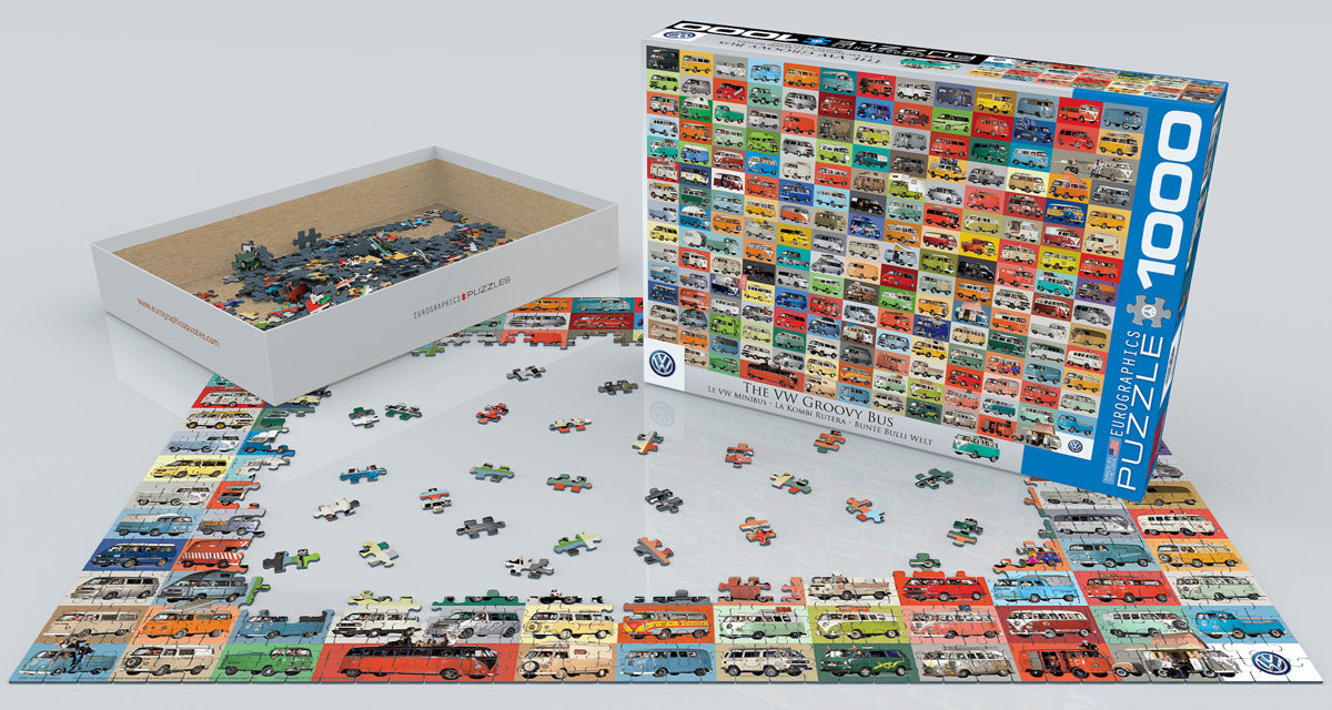Puzzle: The VW Groovy Collection - The VW Groovy Bus - for just $19.99! 