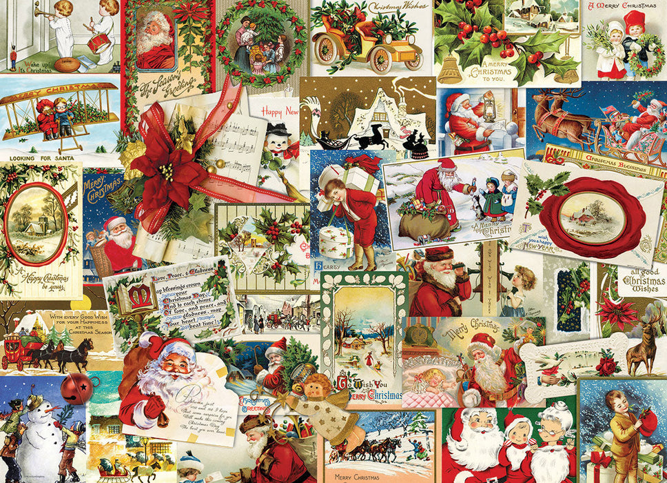 Puzzle: Christmas - Seasonal - Vintage Christmas Cards - for just $19.99! 
